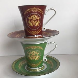 Bijoux Terner Demitasse Cups & Saucers